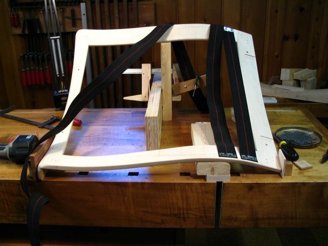 Adding Webbing to Back Frame